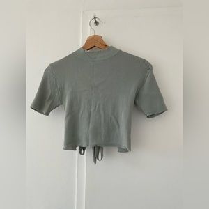 Crop Top Zara Light Blue